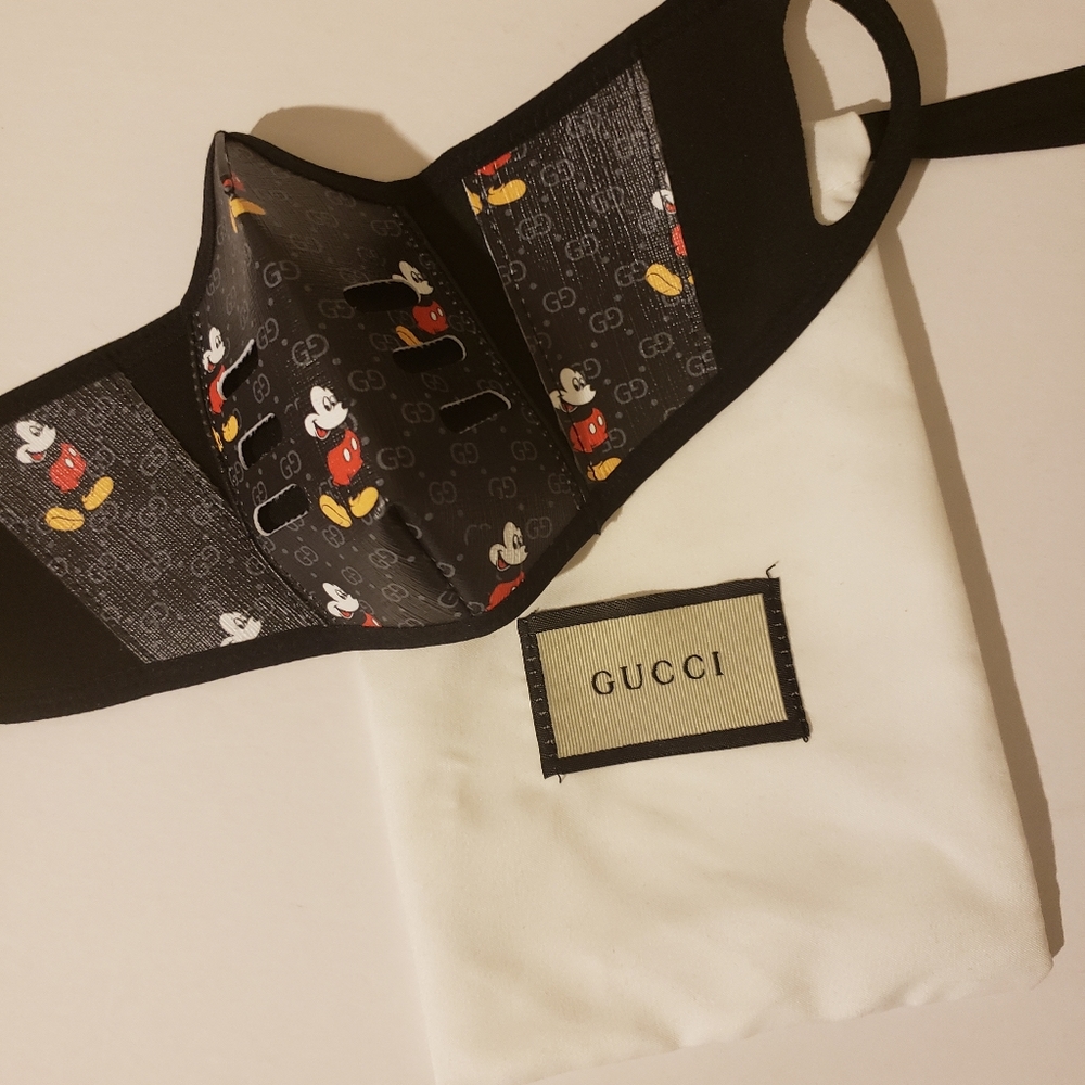 Black Leather Gucci / Mickey Reusable Design